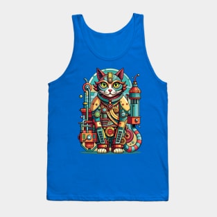 Mechanical Cat Tank Top